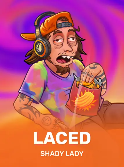 Laced game tile